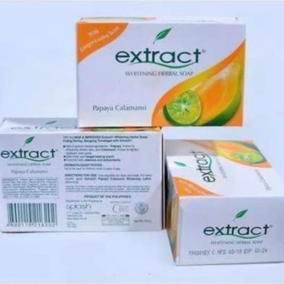 Bath & Body 3xoriginal Papaya Extract Whitening Herbal Soap Extract
